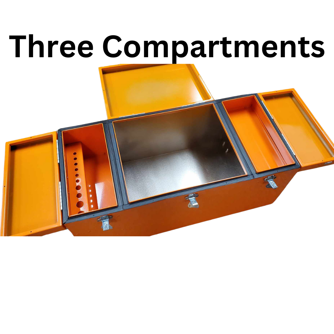 Tri-folding Seated Utility Tool Box